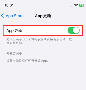 龙口苹果15维修中心如何让iPhone15APP自动更新